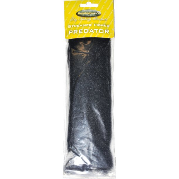 Hemingway's Fluebinding - Streamer Fibres Predator Black