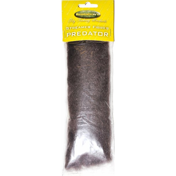 Hemingway's Fluebinding - Streamer Fibres Predator Light Brown