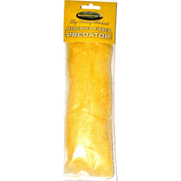 Hemingway's Fluebinding - Streamer Fibres Predator Light Yellow