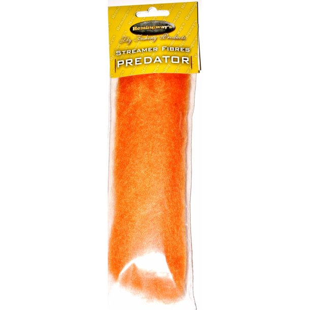 Hemingway's Fluebinding - Streamer Fibres Predator Orange