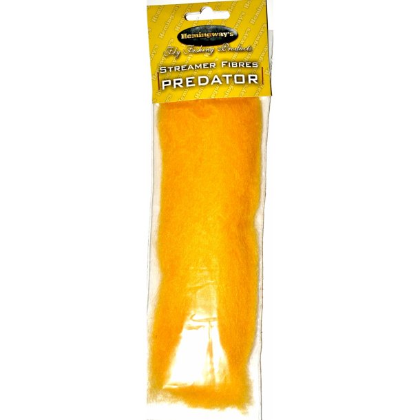 Hemingway's Fluebinding - Streamer Fibres Predator Yellow