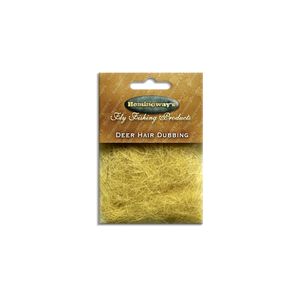 Hemingway's Fluebinding - Deer Hair Dubbing Yellow