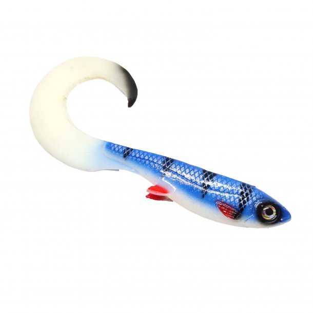 High5Lures Shad 18 Twister - Fluer.dk Custom Farver Ice Perch