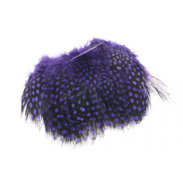 TheFlyCo Strung Guinea Feathers Purple