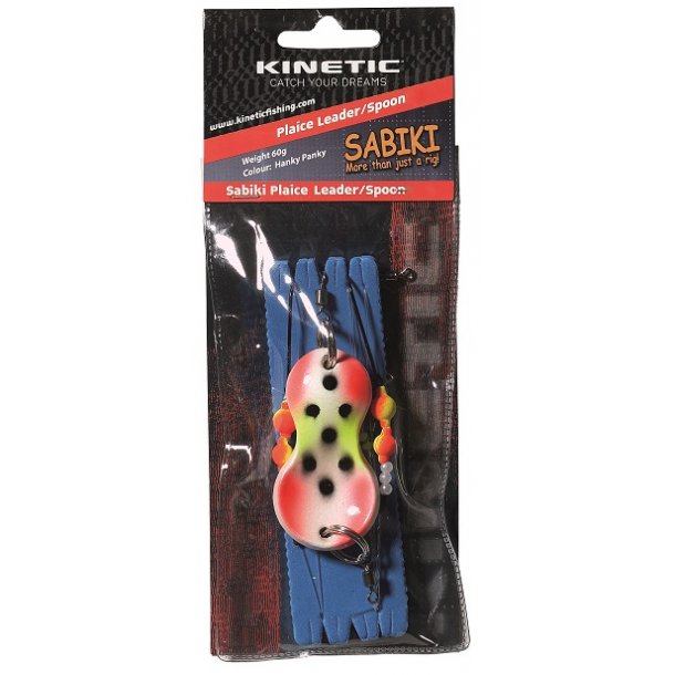 Kinetic Sabiki Plaice Leader Spoon 60g Hanky Panky