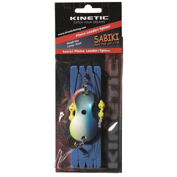 Kinetic Sabiki Plaice Leader Spoon 60g Royal