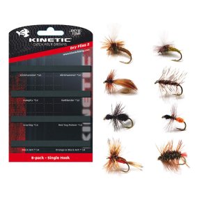 Kinetic Dry Flies 2 Collection 8 stk. Trfluer