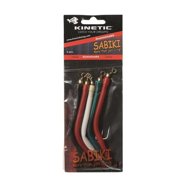 Kinetic Gummimak Multifarvet 5 stk.