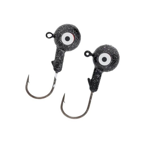 Kinetic Jig Heads Sort 2 stk.