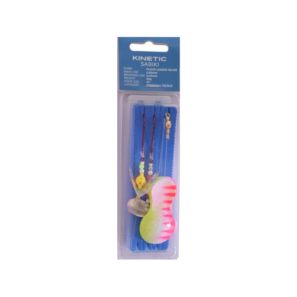 Kinetic Sabiki Plaice Leader Inline 100g #1