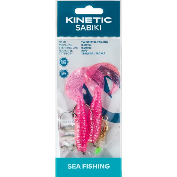 Kinetic Sabiki Twister XL Tail Rig #8/0
