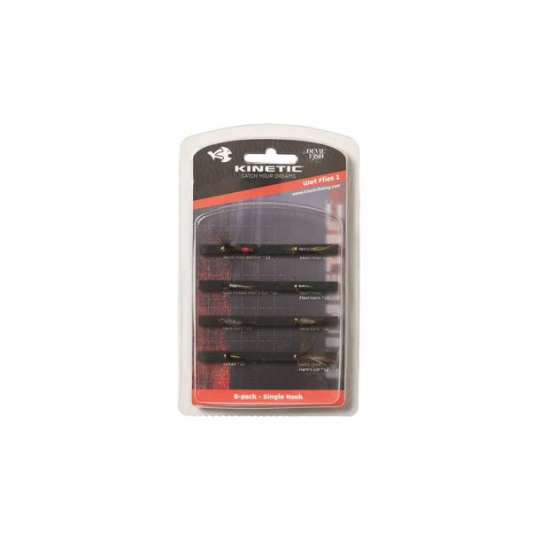 Kinetic Wet Flies 1 Collection 8 stk. Vdfluer