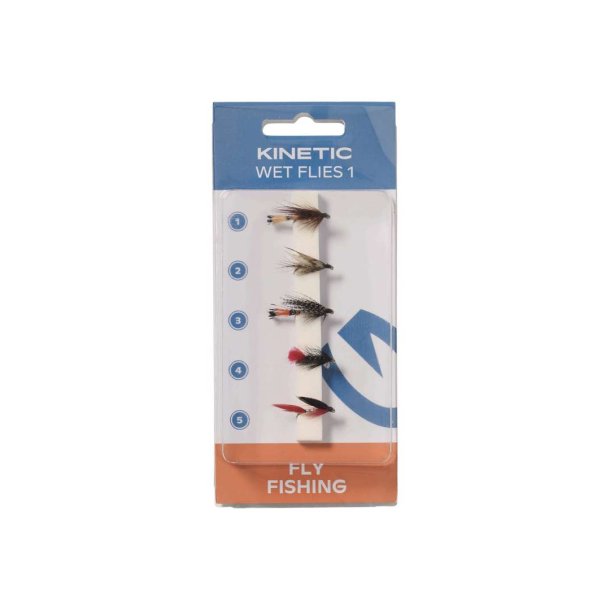 Kinetic Wet Flies 1 - 5 stk. Vdfluer