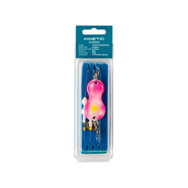 Kinetic Sabiki Classic Plaice Leader 60g Kinky Pinky