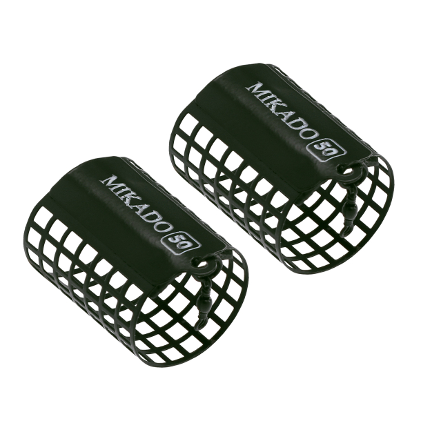 Mikado klassisk rund cage feeder grn 2 stk. pk
