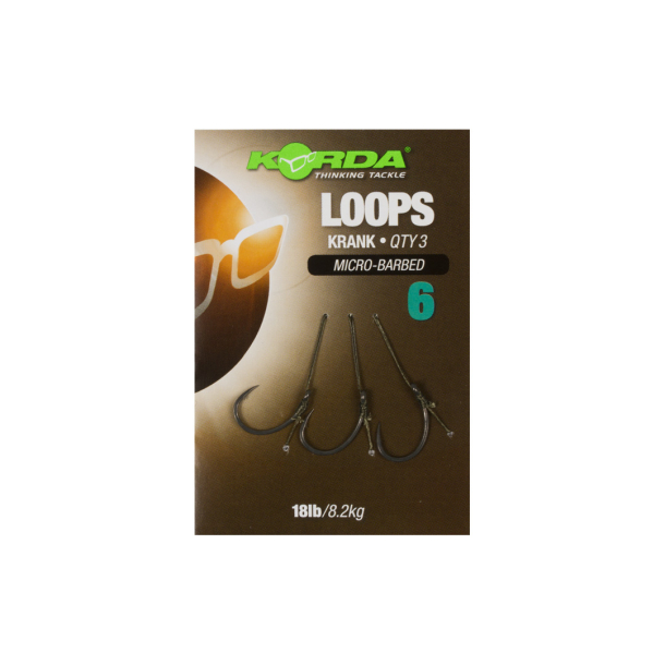 Korda Loops Krank Micro Barbed 3 stk.