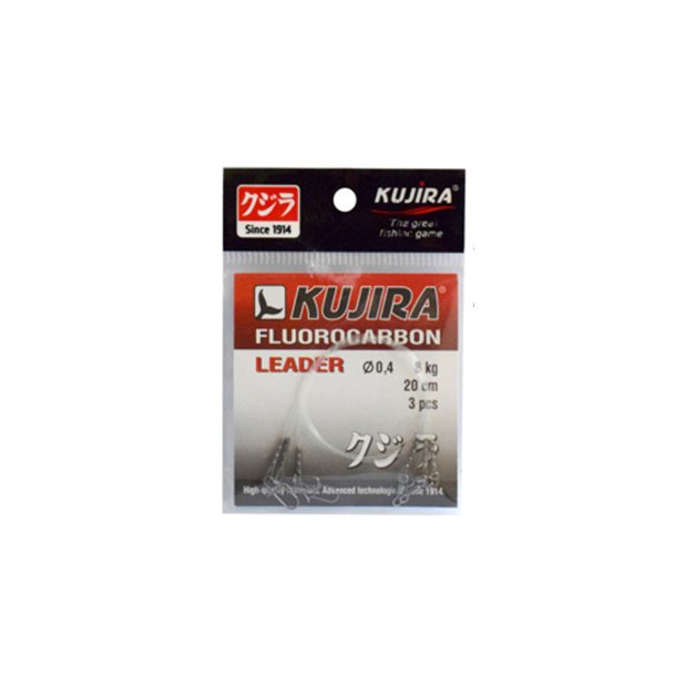 Kujira Fluorocarbon Leader 3 stk.
