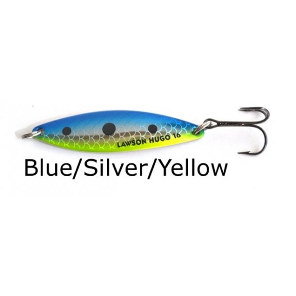 Lawson Hugo Blink 16g Blue/silver/yellow (nr.5 fra venstre) 16g