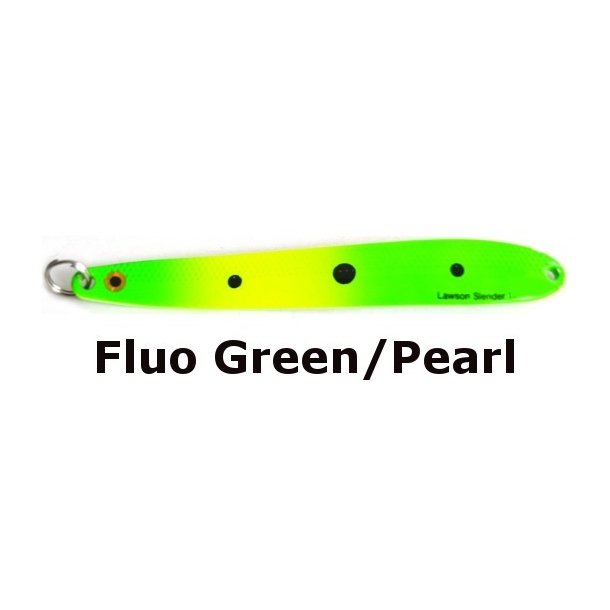 Lawson Slender Kystblink 12g Fluo Green/Pearl