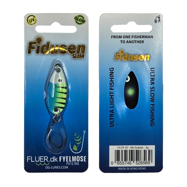 Fidusen Slim Fluer.dk Custom Farver 3g, Mikroblink MJ Goblet