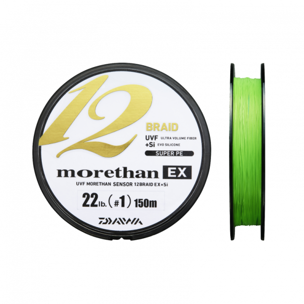 Daiwa MT12 Morethan EX Fletline Lime Green 135m