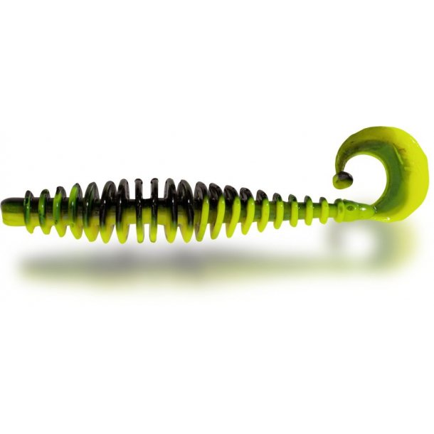  Quantum Magic Trout T-Worm T-Tail 1,5g 5,5cm 6stk Cheese  Neon Yellow/Black