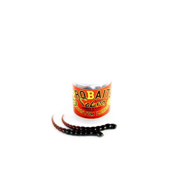 ProBaits Cobra Mini  - 6,5 cm 12 stk Gummidyr Brown/Black