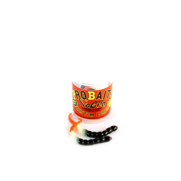 ProBaits Cobra Mini  - 6,5 cm 12 stk Gummidyr Turbo