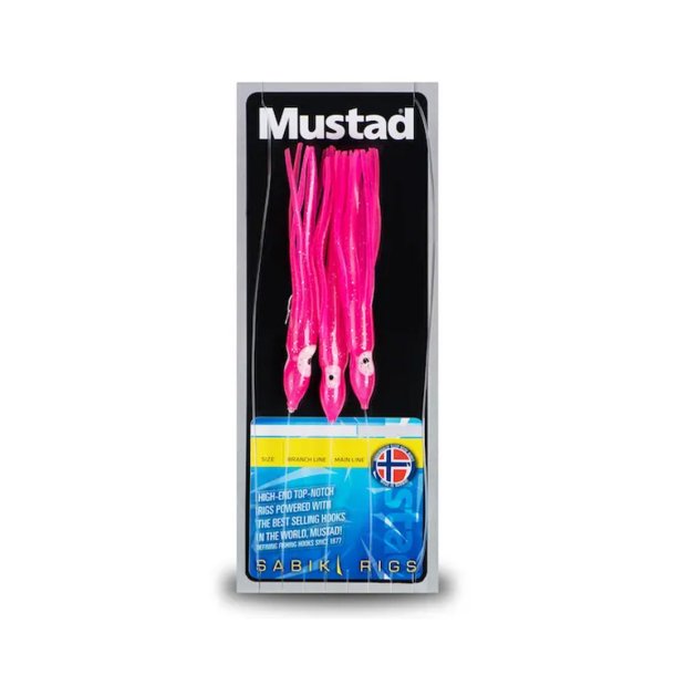 Mustad Pink Squid Sabiki Rig