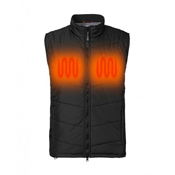 Nordic Heat Varmevest i Sort Quilt