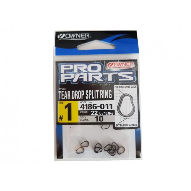 Owner Tear Drop Split Ring