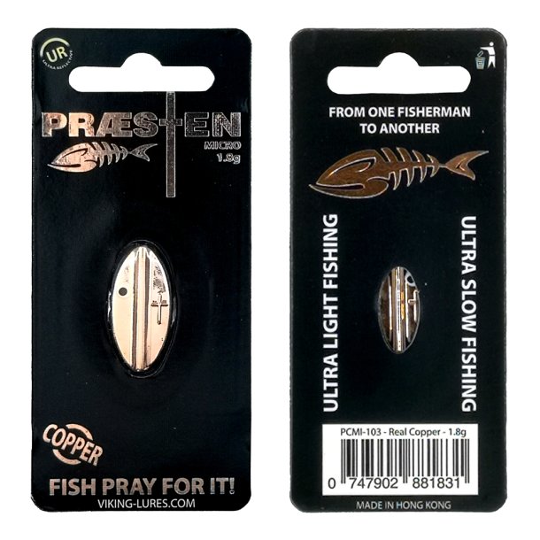 Prsten Plated Micro 1.8g, Gennemlber Real Copper