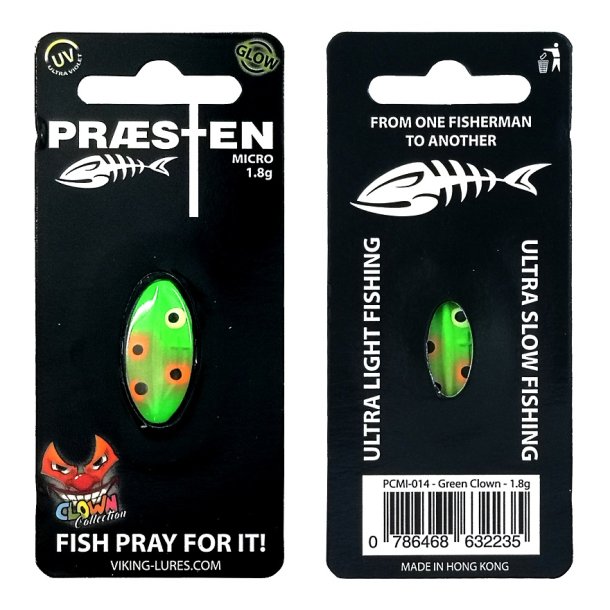 Prsten Micro 1,8g - Clown Collection Green Clown