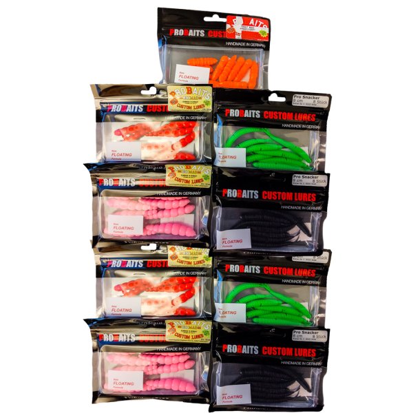 Gummidyr 10 pakker probaits