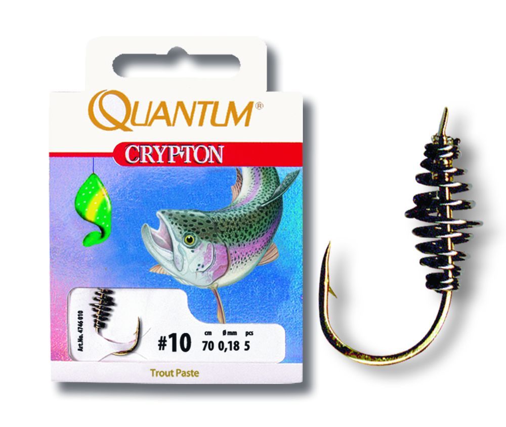 Quantum Crypton Trout Paste Bait Hooks To Nylon - Soft Bait Fishing