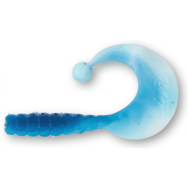 Magic Trout BIG Curly B-Bobbles 1,1g 4,2cm Blue White