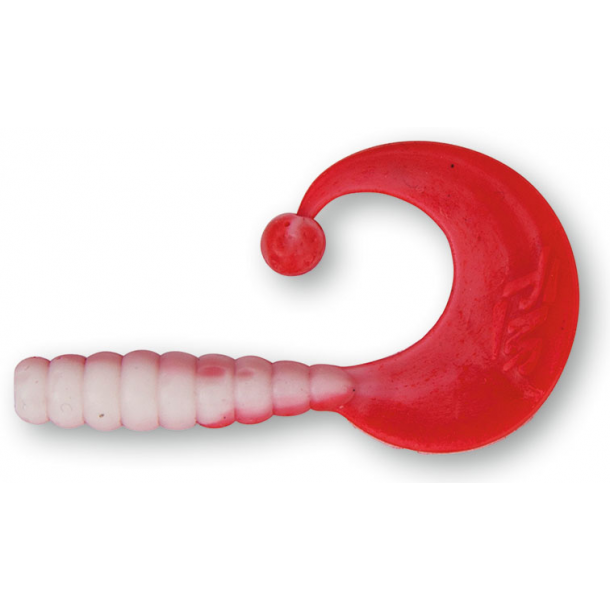 Magic Trout BIG Curly B-Bobbles 1,1g 4,2cm Red White