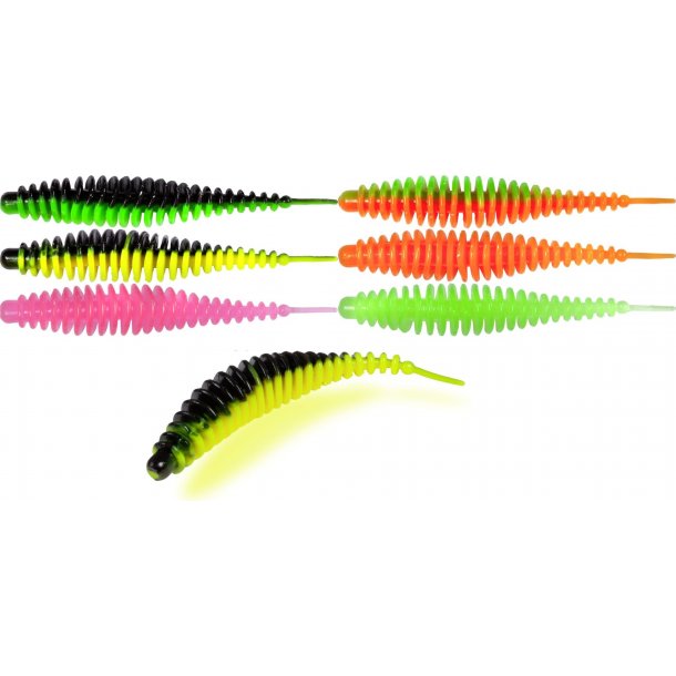 Quantum Magic Trout T-Worm I-Tail 1,5g 6,5cm 6 stk Hvidlg