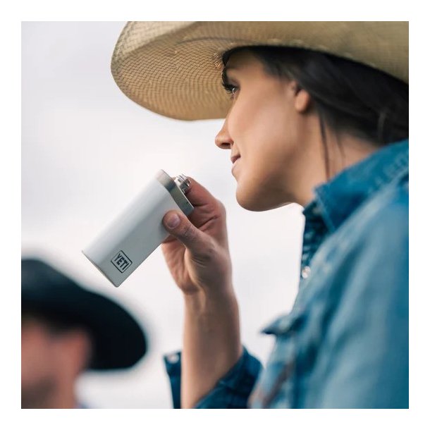 Yeti Rambler Flask lommelrke White