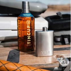 Yeti Rambler Flask lommelrke White