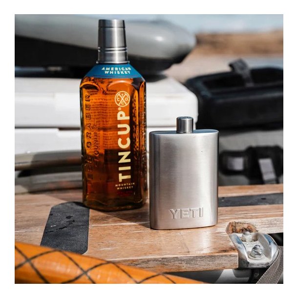 Yeti Rambler Flask lommelrke White