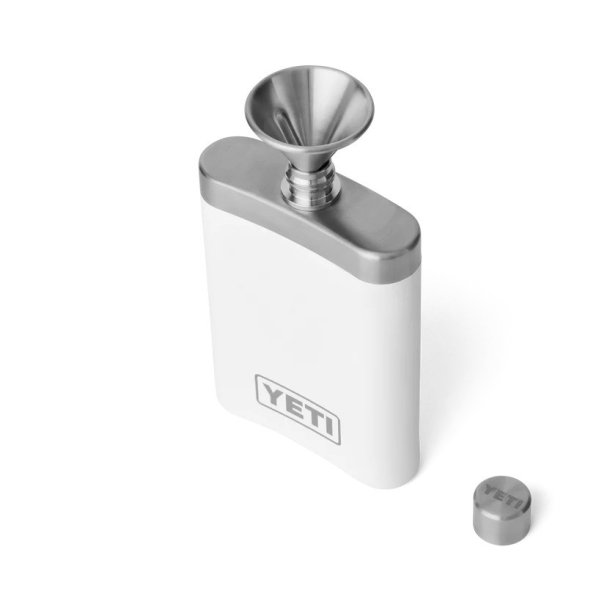 Yeti Rambler Flask lommelrke White