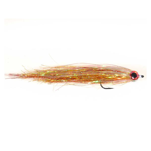 A. Jensen Flash Fly #5/0 Geddeflue Red/Pearl/Holo Gold