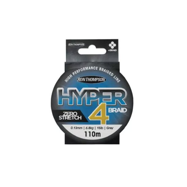 Ron Thompson Hyper 4 Braid 110m Grey Fletline