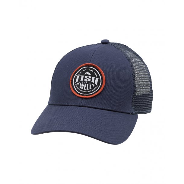 SIMMS Fish It Well Trucker Dark Moon Cap