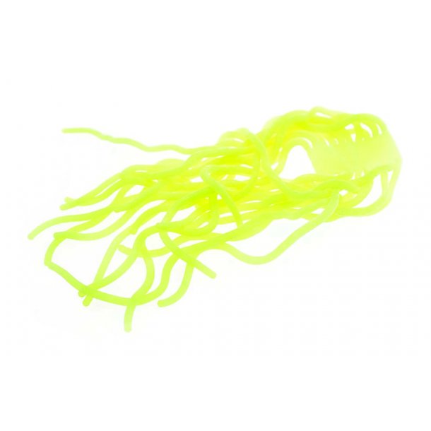 TheFlyCo Sili Squirmy Wormy Fl.Yellow