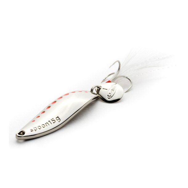 GT-Bio Leech 60g Silver/Red Dots