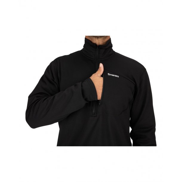 Simms Thermal 1/4 Zip Top Black