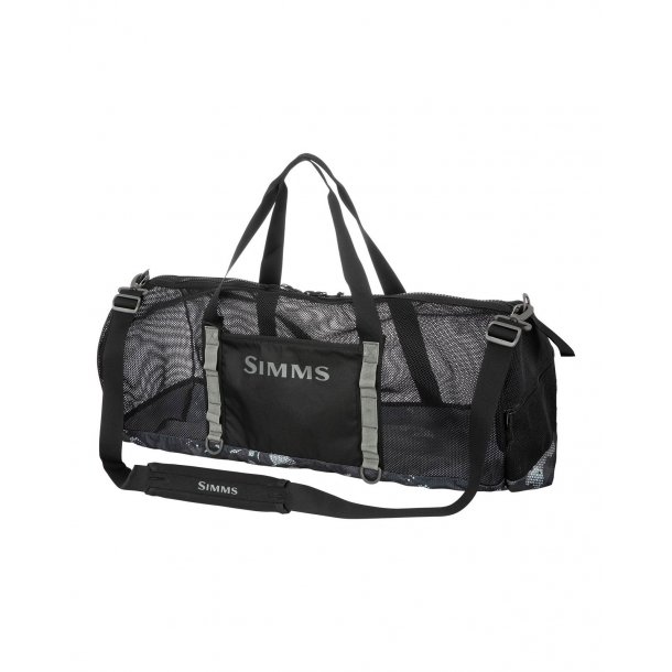 Simms Challenger Mesh Duffel - 60L Hex Flo Camo Carbon