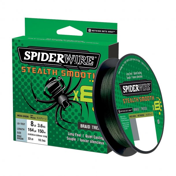 Spiderwire Stealth Smooth x8 300m Moss Green